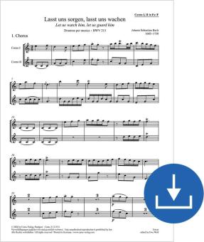 Let us watch him, let us guard him BWV 213 Download