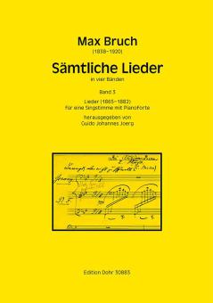 Sämtliche Lieder 3: Lieder 1865-1882 