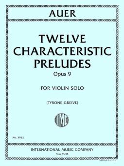 12 Characteristic Preludes op. 9 