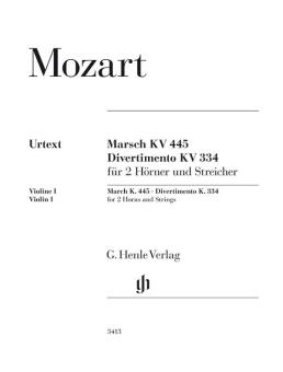 March K. 445 and Divertimento K. 334 