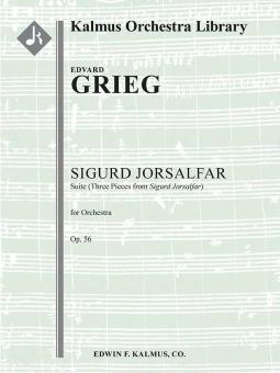 Sigurd Jorsalfar, Op. 56: Suite 