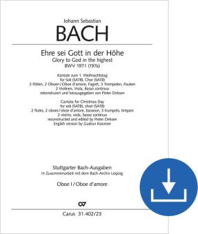 Glory to God in the highest BWV 197a, BWV3 197.1 