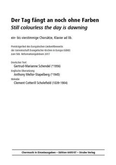 Still colourless the day is dawning 