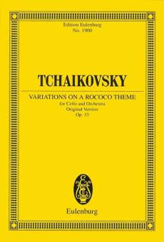Variations on A Rococo Theme op. 33 