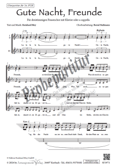 Gute Nacht, Freunde 