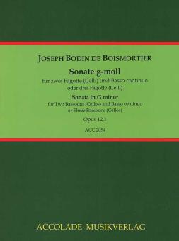 Sonata in G minor op. 12 No. 1 