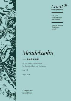 Lauda Sion op. 73 MWV A 24 