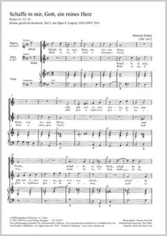 Schaffe in mir, Gott SWV291 