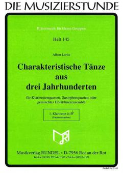 Characteristic dances from 3 centuries 