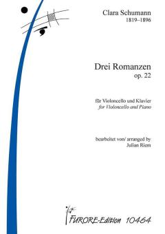 Three Romances op. 22 
