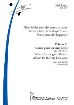 Piano pieces for beginners Vol. 2: Album for the very little ones 