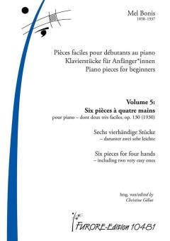 Piano pieces for beginners Vol. 5: 6 pieces for four hands 