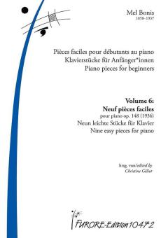 Piano pieces for beginners Vol. 6: 9 easy pieces for piano 