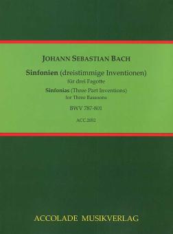 Symphonies - Three Part Inventions BWV 787-801 