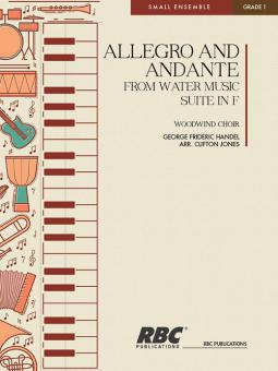 Allegro And Andante From Water Music Woodwind Choir 