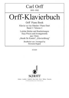 Orff Piano Book Vol. 2 