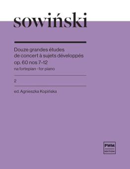Douze grandes études de concert op. 60 nos 7-12 