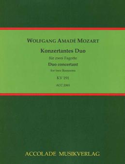 Duo Concertante after K 191 