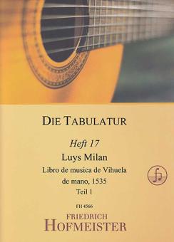 The Tablature - Booklet 17: Libro de musica de Vihuela de mano, 1535 