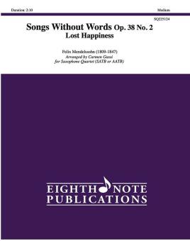 Songs Without Words op. 38 No. 2: Lost Happiness 