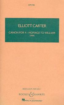 Canon for Four 
