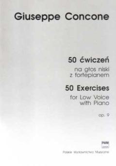 Exercises For Low Voice With Piano, 50 Op. 9 