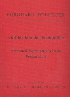 Annotated Fingering Tables for the Boehm Flute 