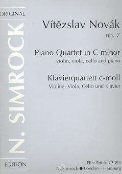 Piano Quartet In C Minor Op. 7 