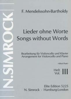 Songs Without Words Op. 62/67 Vol. 3 