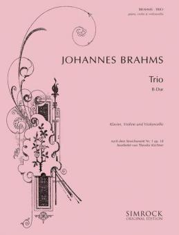 Piano Trio No. 1 B Flat Major Op. 18 Standard