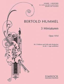3 Miniatures Op. 101D Standard