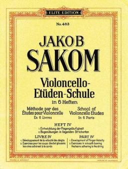 School Of Violoncello Etudes Vol. 4 