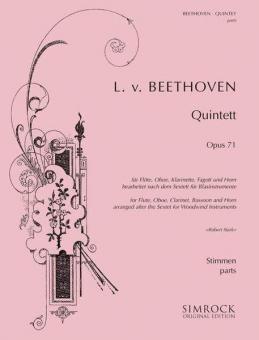 Wind Quintet In E Flat Op. 71 