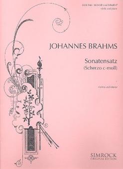 Sonatensatz: Scherzo op. post. 