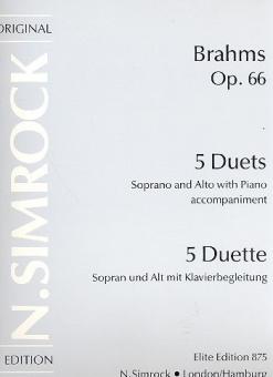 5 Duets Op. 66 