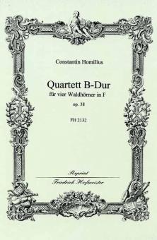 Quartett B-Dur, op. 38 
