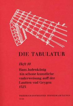 Die Tabulatur, Heft 10 