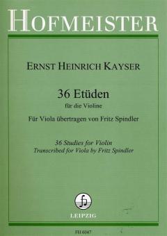 36 Studies for Violin Op. 20 