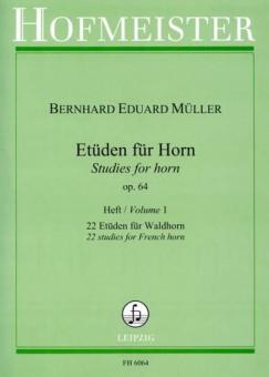 Studies for Horn Op. 64 Vol. 1 