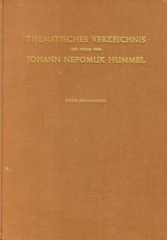 Thematisches Verzeichnis der Werke von Johann Nepomuk Hummel 