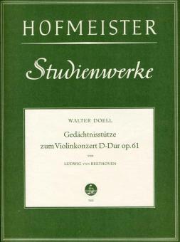 Gedächtnisstütze zum Violinkonzert D-Dur op. 61 