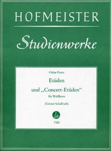 Etüden und 'Concert-Etüden' für Horn 