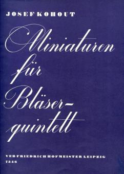 Miniaturen für Bläserquintett 