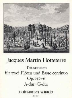 6 Sonatas Op. 3 for 2 Flutes and Basso continuo, Vol. 3 