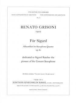 Albumblatt op. 60 