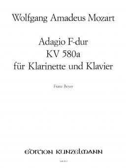 Adagio in F major K 580a 