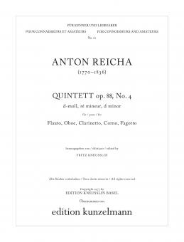Quintet in D minor Op. 88/4 