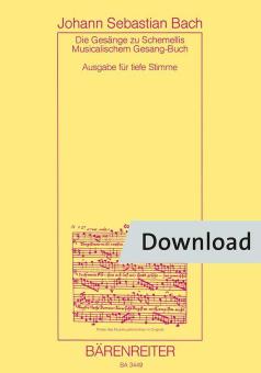 The songs to G. Chr. Schemelli's hymnal BWV 439-507 Download