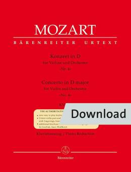 Concerto no. 4 in D major K. 218 Download