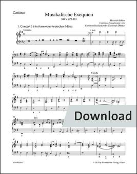 Musical Exequien SWV 279-281 Download